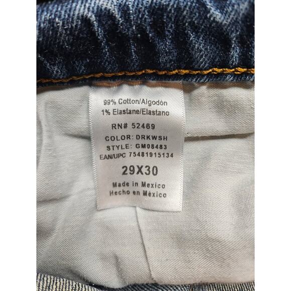 Women's George Jeans Size 29x30 Straight Leg - Picture 3 of 3